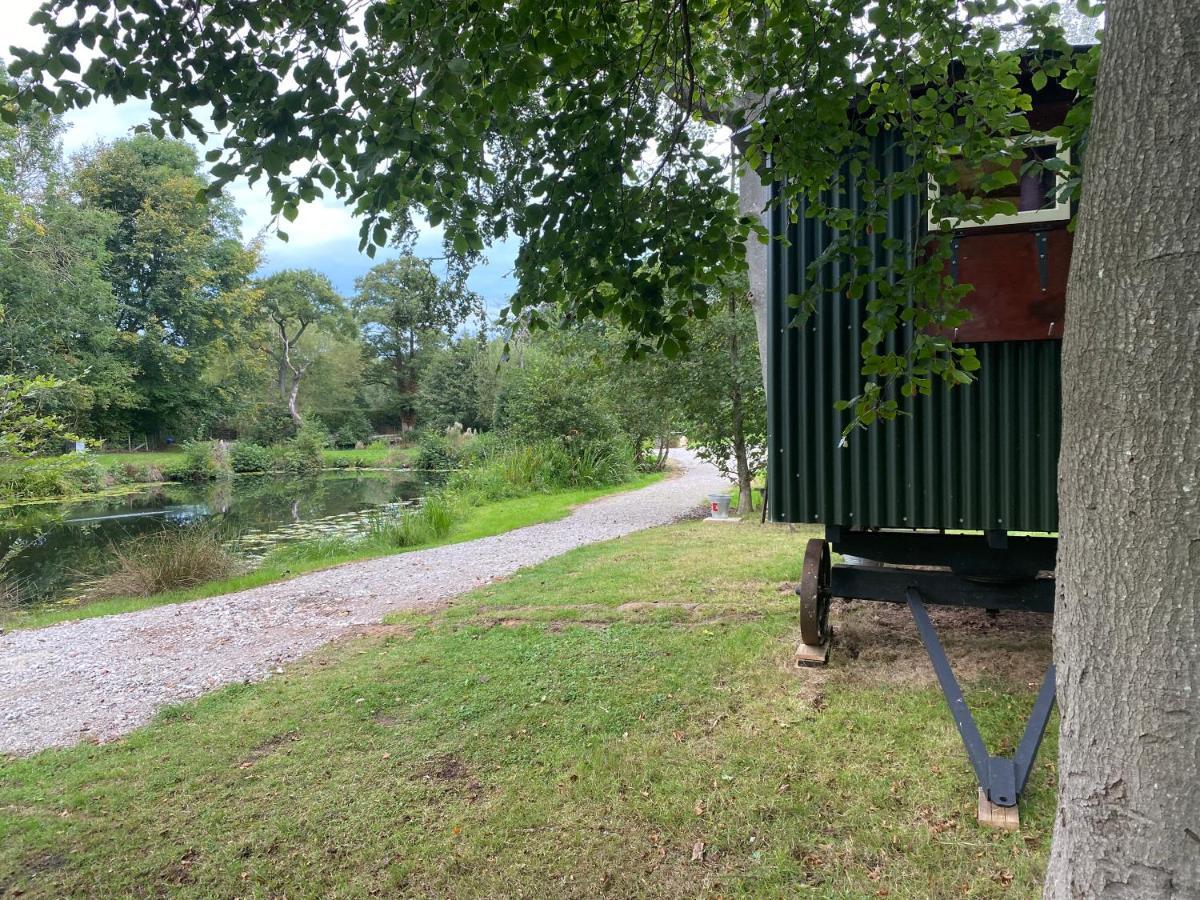 The Shepherd'S Hut - Wild Escapes Wrenbury Off Grid Glamping - Ages 12 And Over Baddiley Екстериор снимка