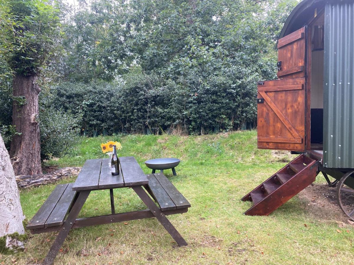 The Shepherd'S Hut - Wild Escapes Wrenbury Off Grid Glamping - Ages 12 And Over Baddiley Екстериор снимка